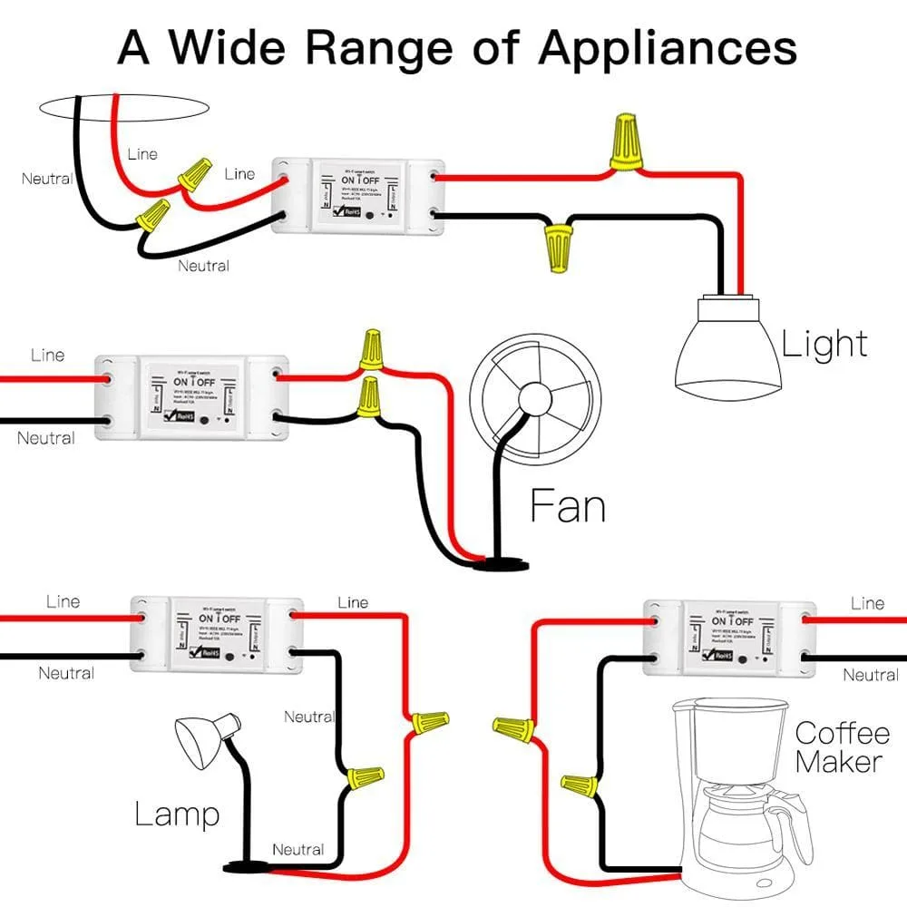 Cầu dao đóng cắt thông minh WiFi EITsmart ECB1111W 10A