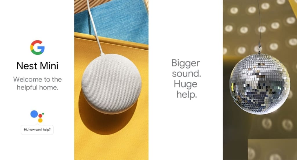 Loa thông minh Google Nest Mini (2nd Gen) - Google Assistant - Nhà ...