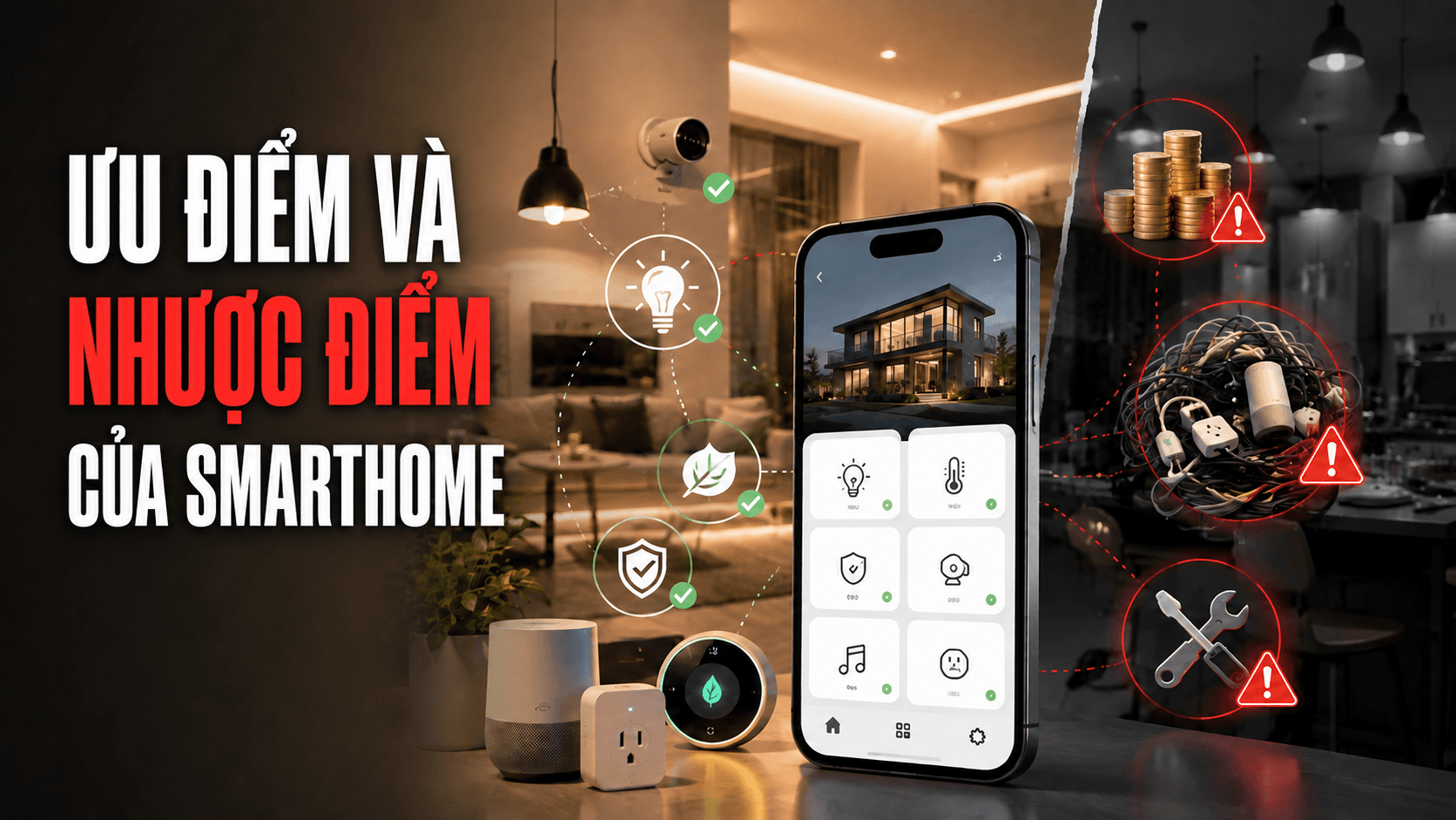 Ưu và nhựơc điểm của nhà Smart home