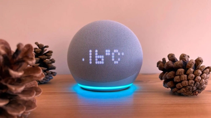 Loa thông minh Echo Dot (5th Gen) Alexa, with Clock - Ảnh 5