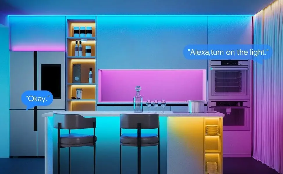 Đèn LED dây thông minh RGBCCT 16 triệu màu Chống nước IP65