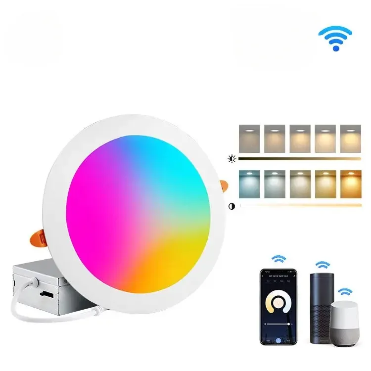 Đèn LED Downlight thông minh WiFi RGB 24W EDL5124W
