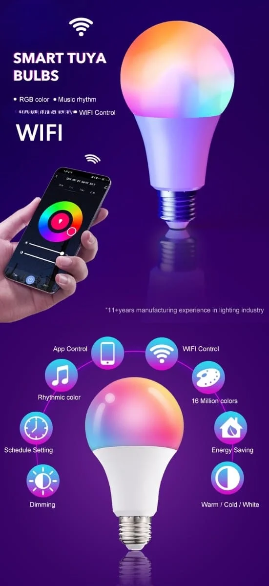 Bóng đèn LED Bulb RGB - Hình 3