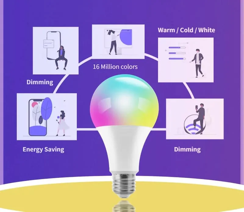 Bóng đèn LED Bulb thông minh - Hình 4