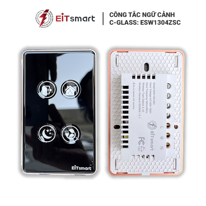 Công tắc ngữ cảnh thông minh EITsmart Kính lõm Chống trầy - Hình ảnh 7