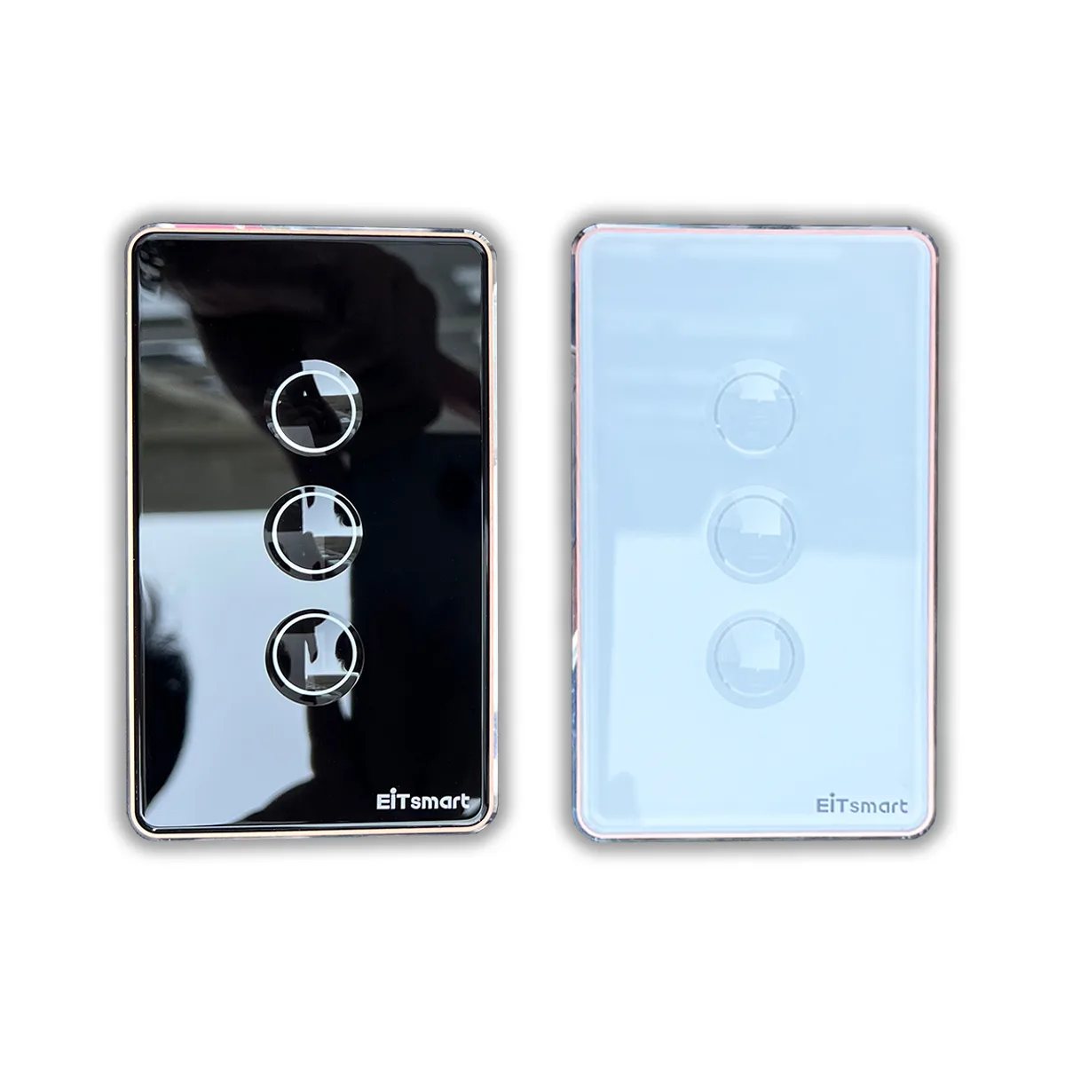 Công tắc cảm ứng thông minh Zigbee 3 nút cao cấp, điều khiển từ xa qua điện thoại, mặt kính lõm cường lực chống trầy, viền nhôm - Hình 8