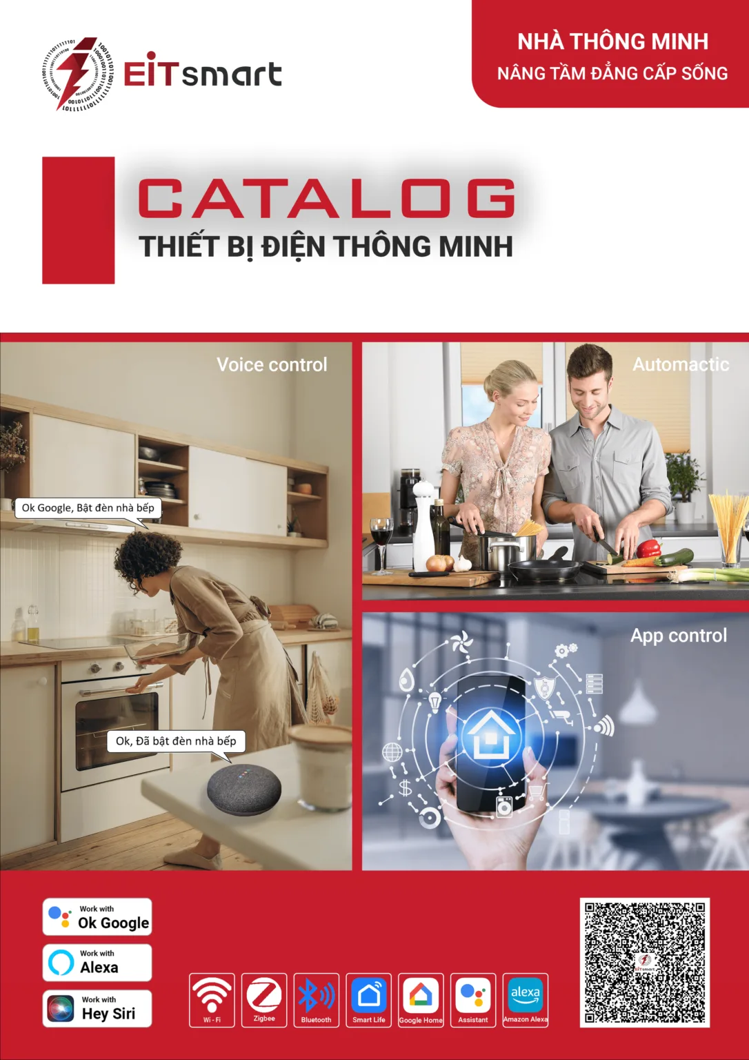 Trang bìa catalog thiết bị diện thông minh
