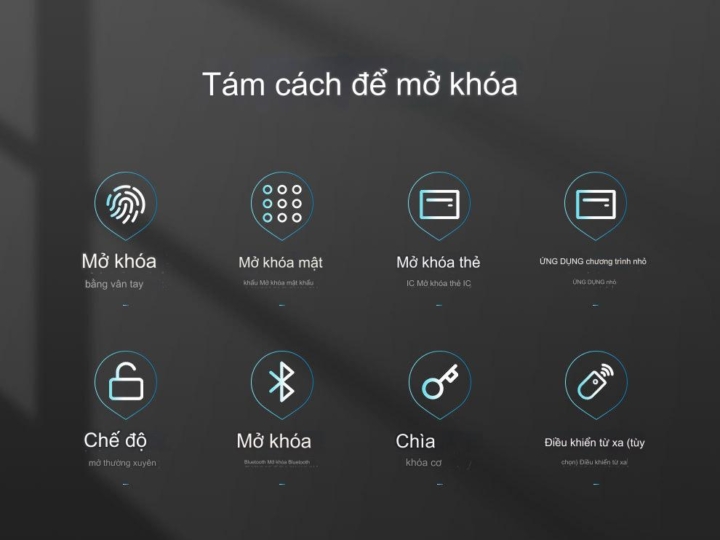 Khóa cửa thông minh Bluetooth Đóng/Mở khóa mọi lúc mọi nơi - Ảnh 6