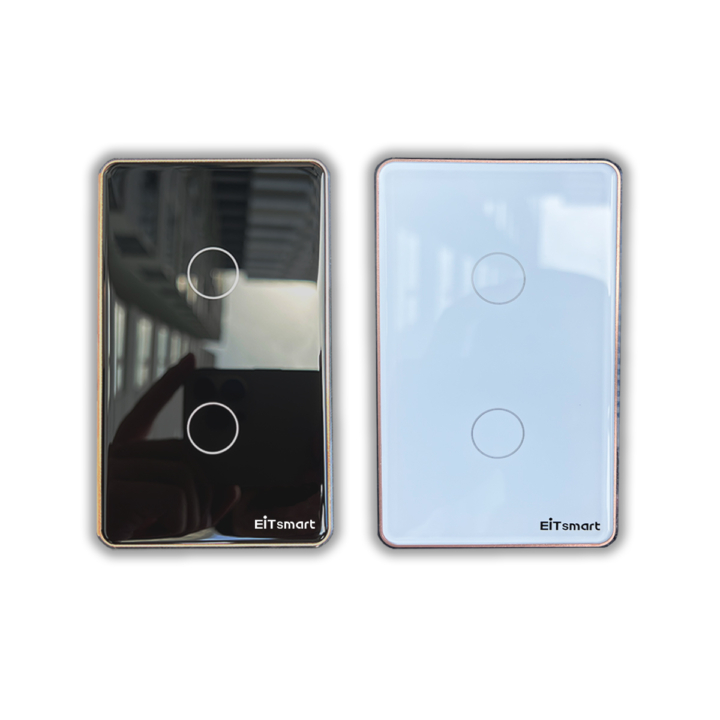 Công tắc thông minh WiFi 2 nút EITsmart Mặt kính Viền nhôm - Hình ảnh 11