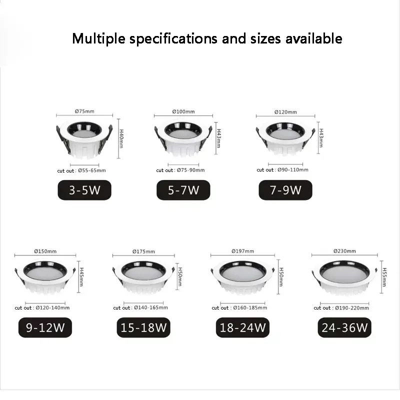 Đèn thông minh downlight EITsmart Dimmable tản quang ELD2007