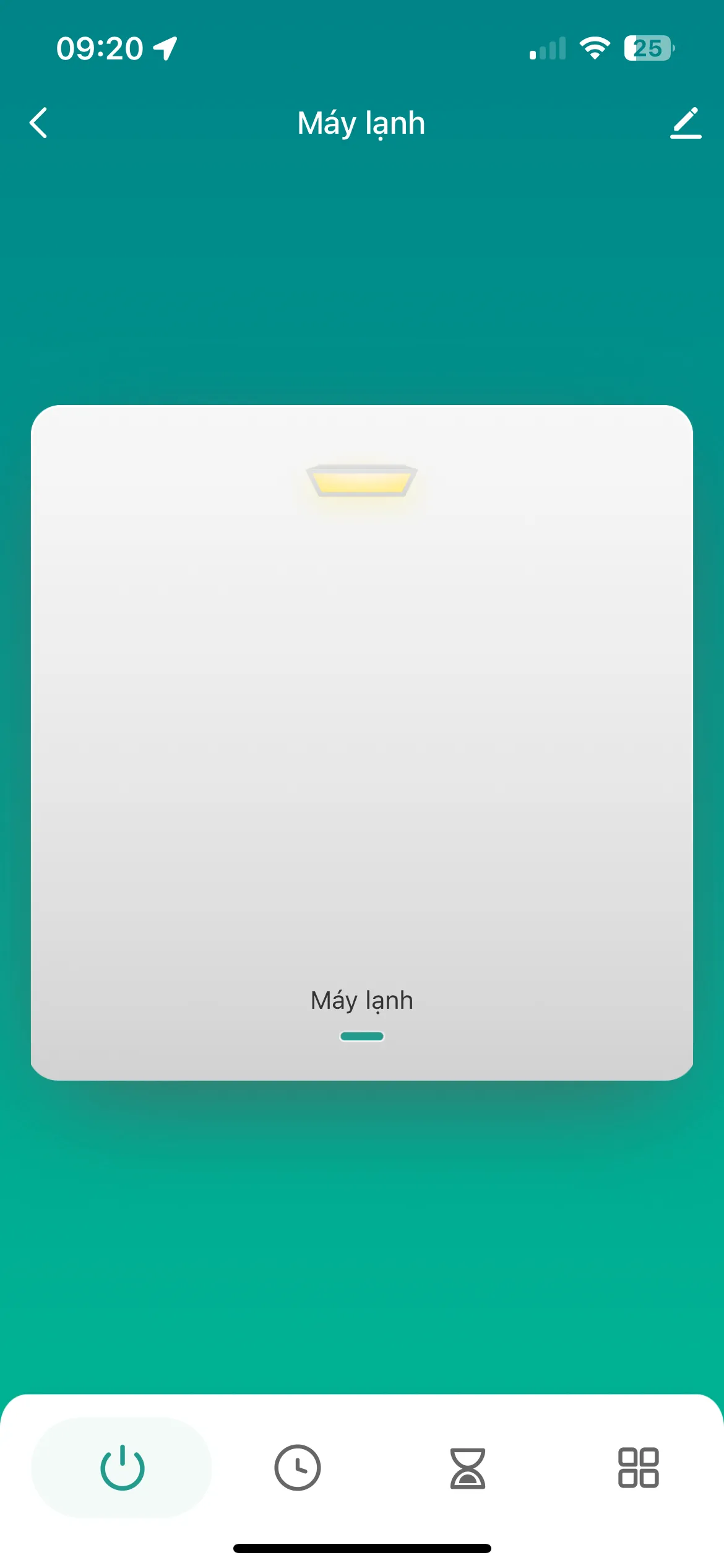 Giao diện điều khiển app Smartlife