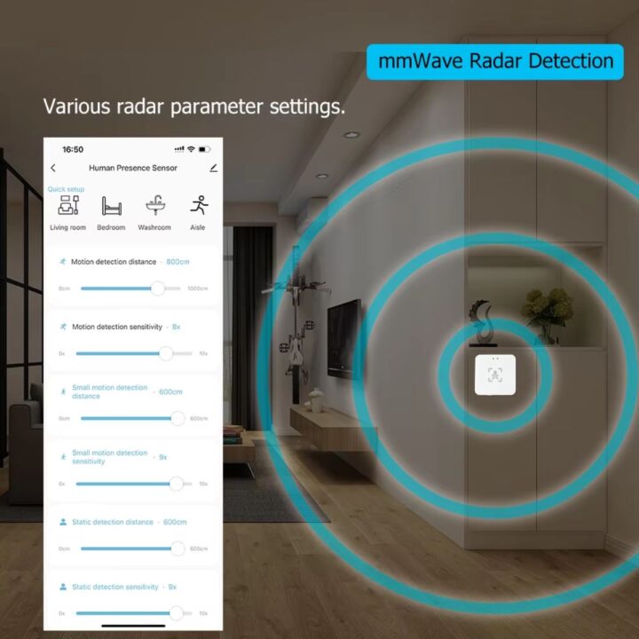 Cảm biến hiện diện con người và đo cường độ sáng EITsmart - Ảnh 4