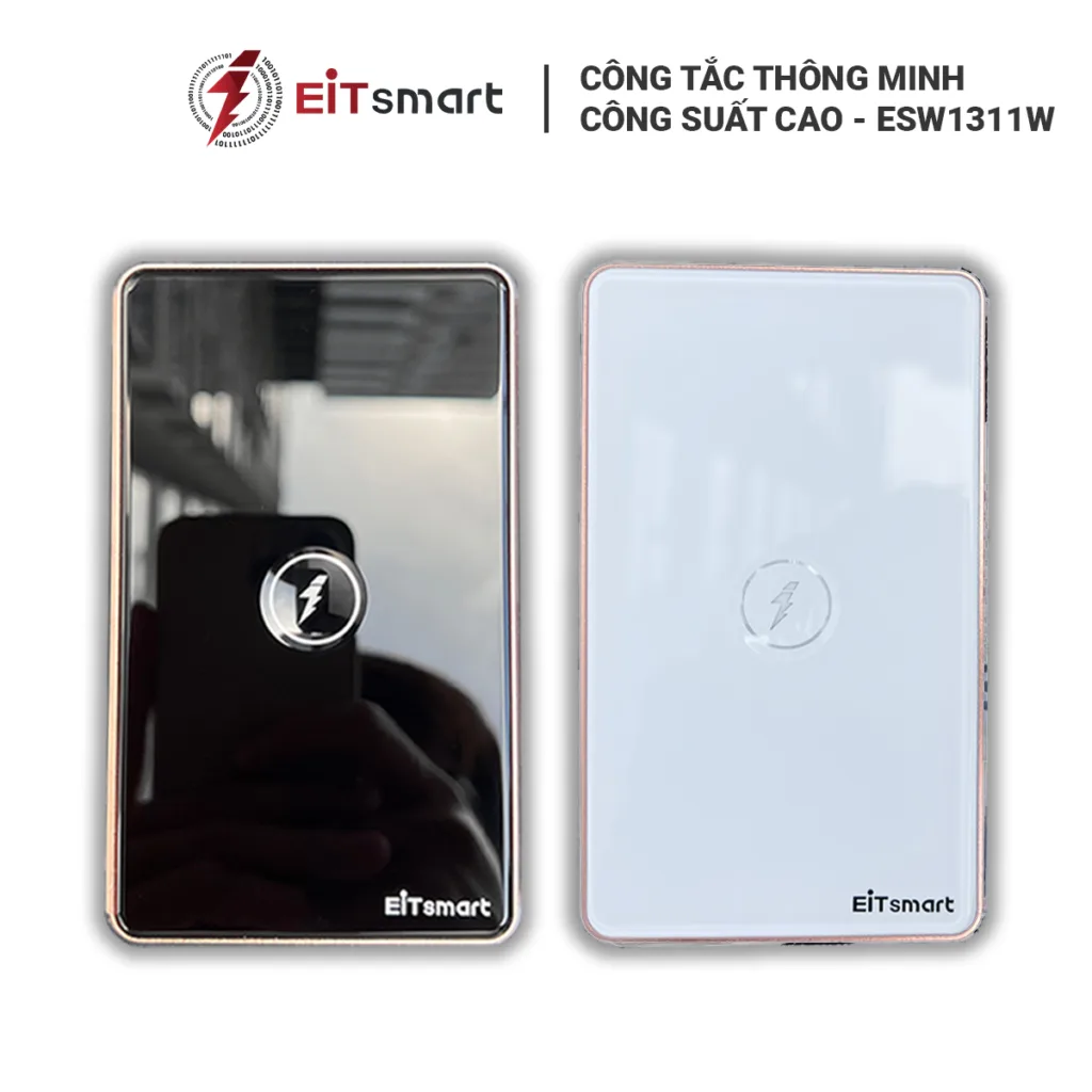 Công tắc cảm ứng thông minh wifi 1 nút công suất cao, điều khiển máy lạnh, bình nóng lạnh, máy nước nóng, thiết bị điện công suất cao, điều khiển từ xa qua điện thoại, mặt kính lõm cường lực chống trầy, viền nhôm - Hình 3