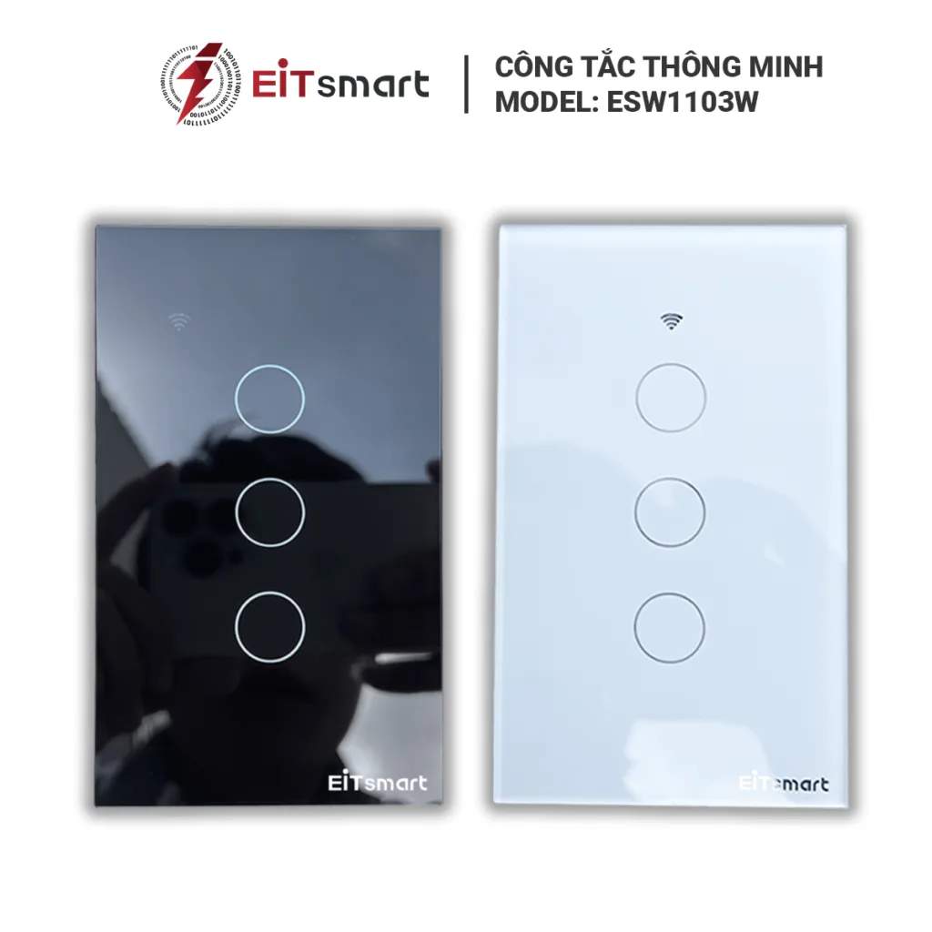 Công tắc thông minh wifi 3 nút Full-Glass EITsmart, mặt kính cường lực tràn viền, chính hãng EITsmart - Hình 8
