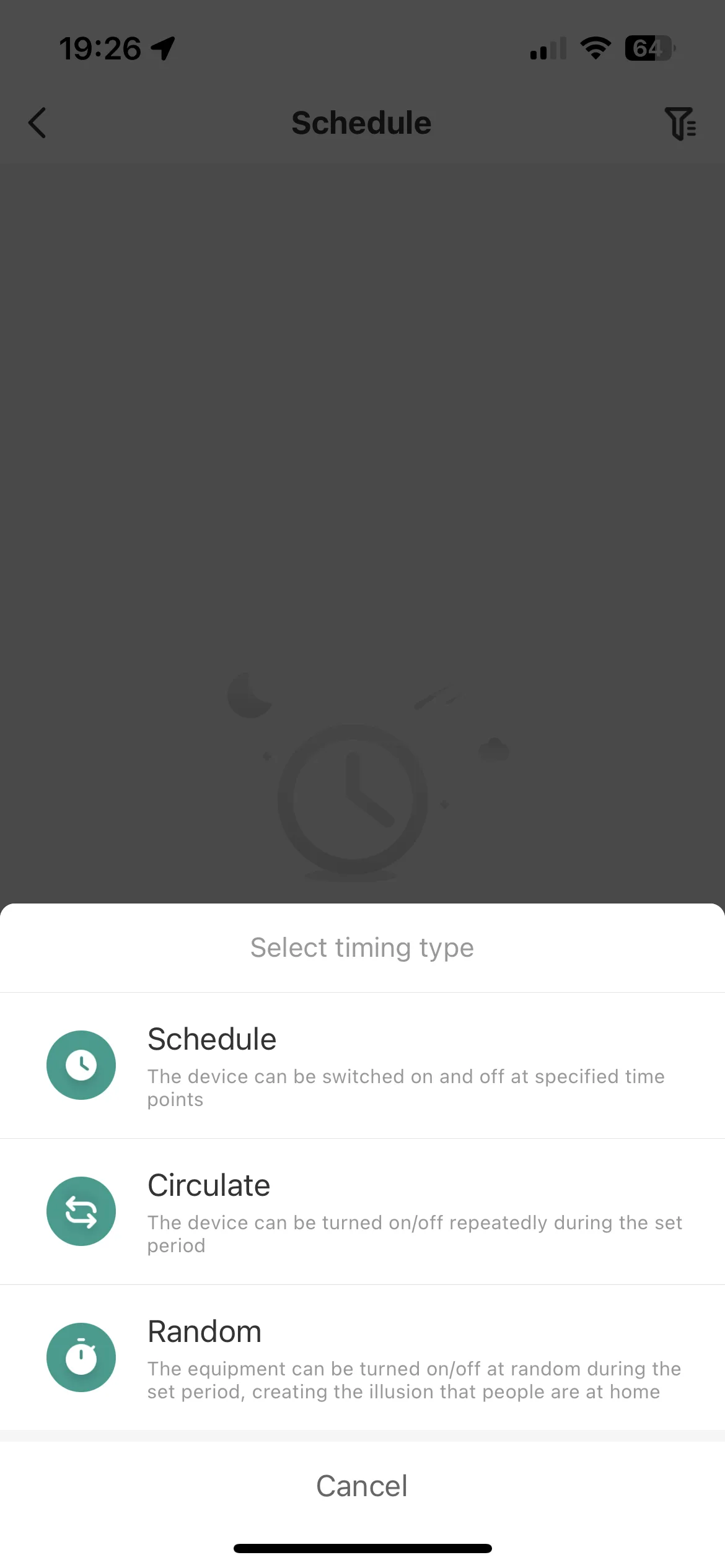 Giao diện điều khiển app Smartlife