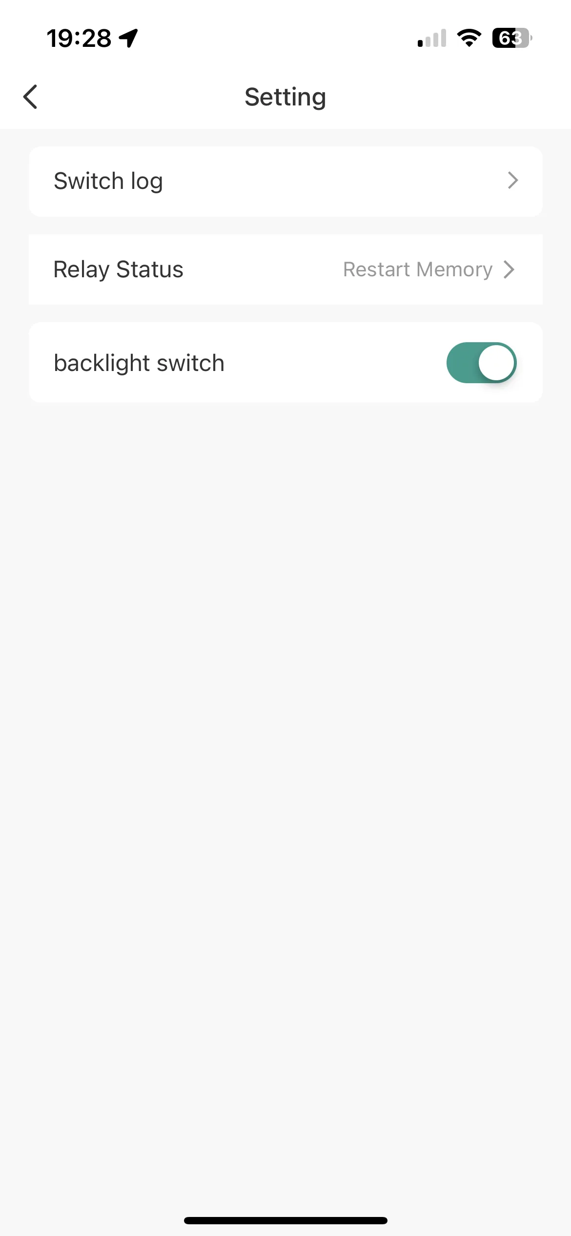 Giao diện điều khiển app Smartlife