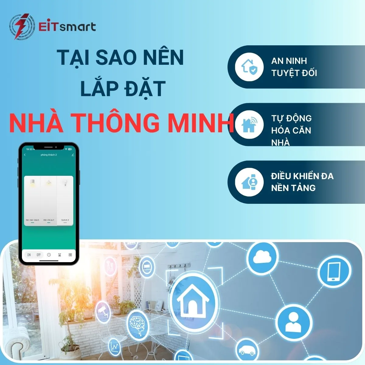 Top 5 lí do nên lắp đặt nhà thông minh