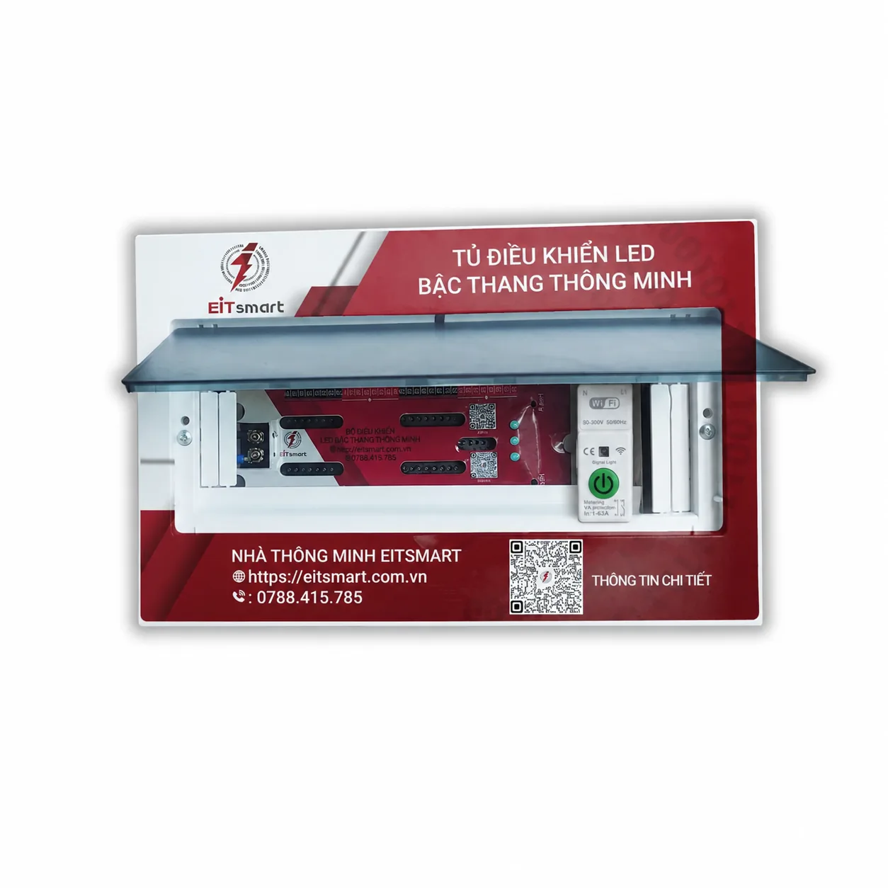Tủ điều khiển đèn LED cầu thang thông minh cao cấp ES3032