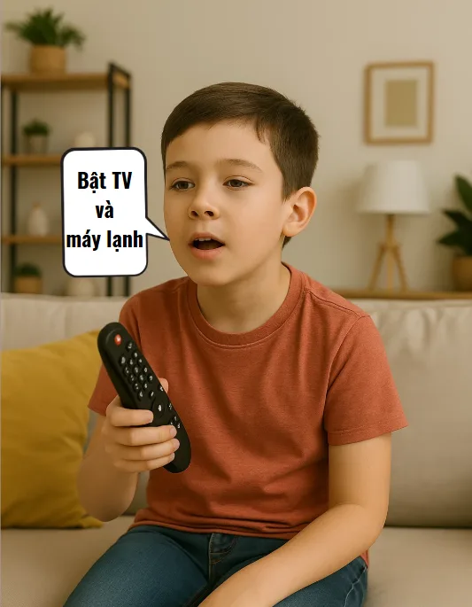 Điều khiển nhà thông minh qua remote TV