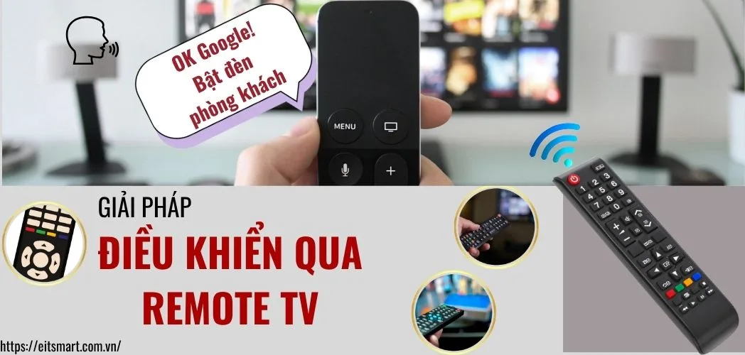 Giải pháp điều khiển nhà thông minh qua remote TV