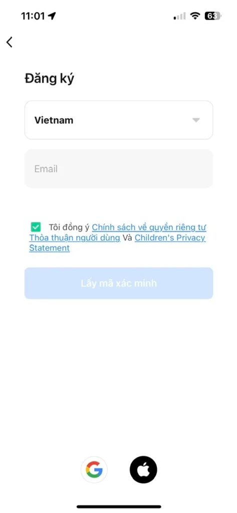 Đăng nhập tài khoản app smartlife