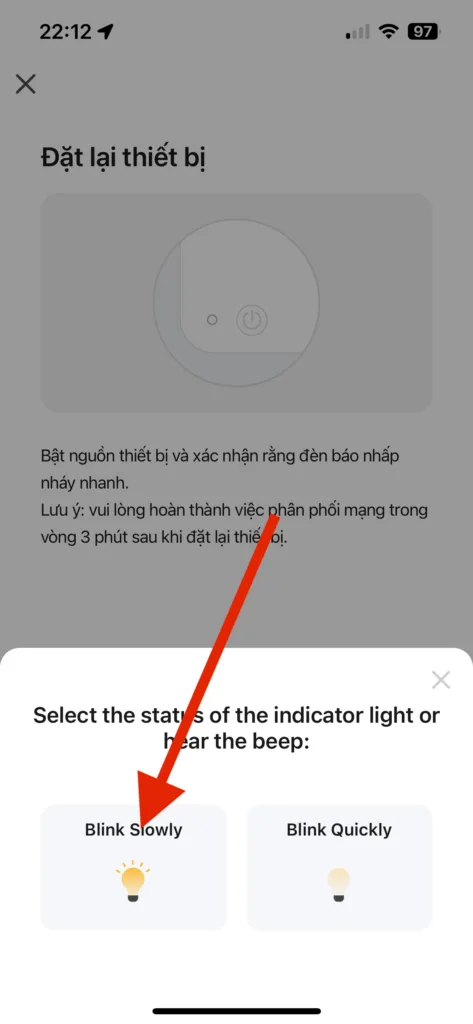 Thêm thiết bị công tắc vào app smart life