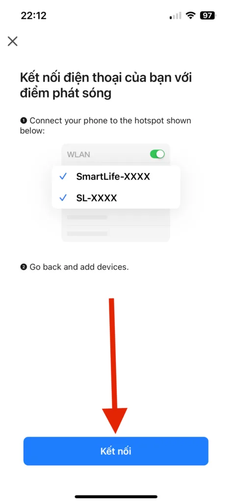 Thêm thiết bị công tắc vào app smart life