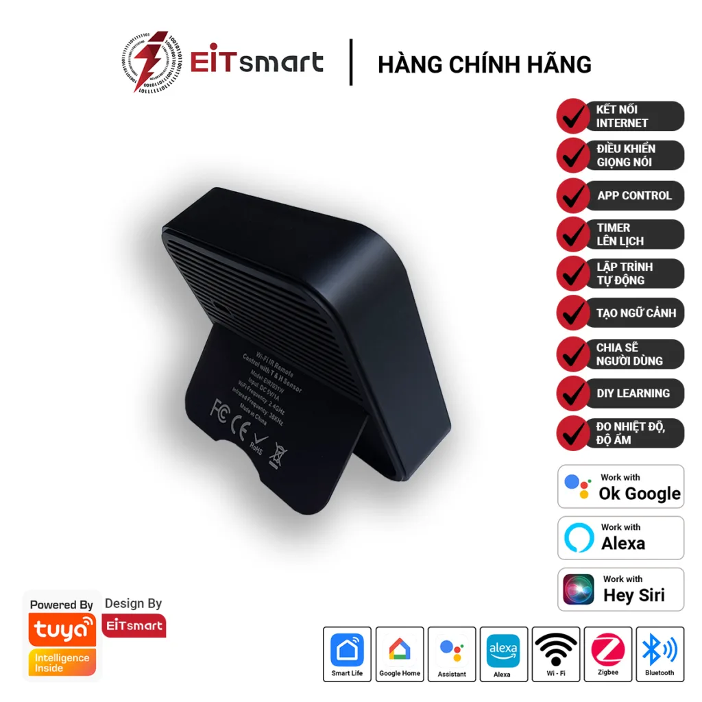Cảm biến thông minh EITsmart kết nối WiFi đo nhiệt độ độ ẩm EIR7031W-1