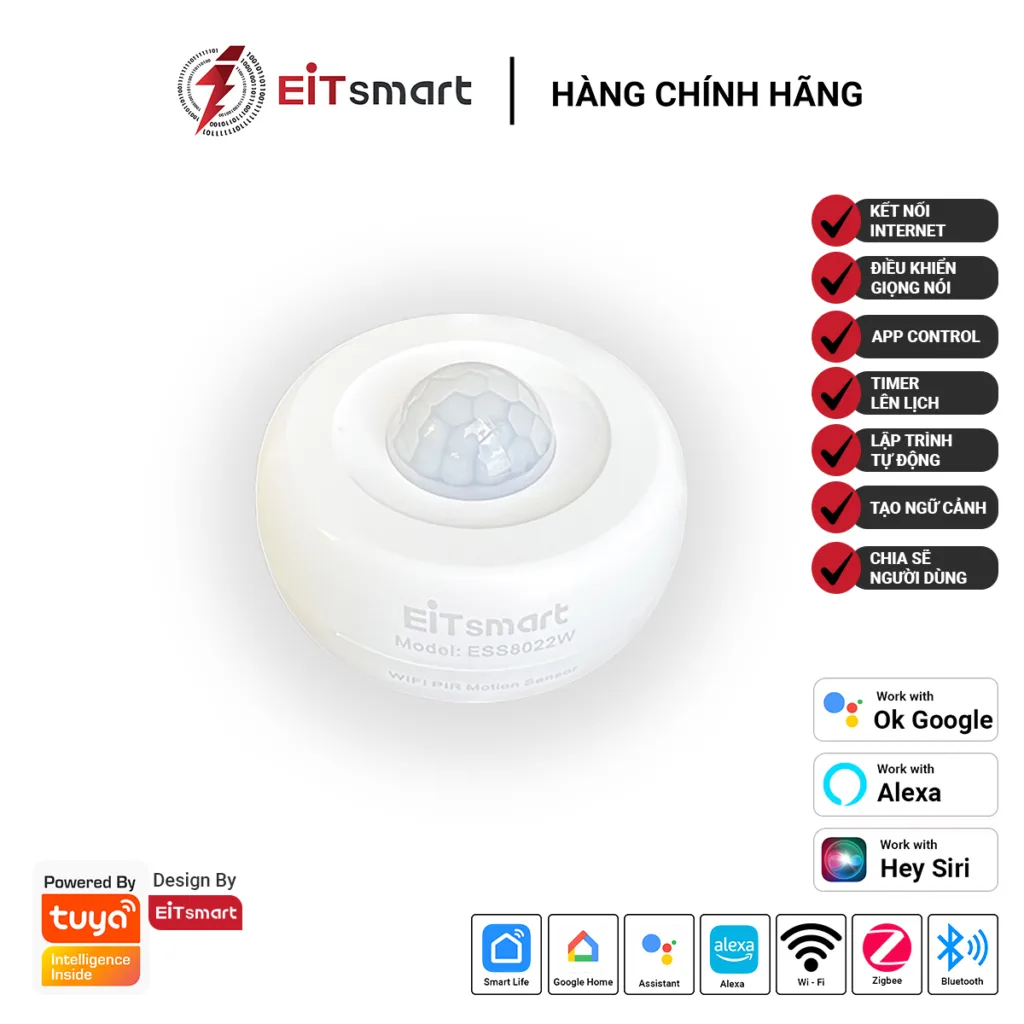 Cảm biến chuyển động EITsmart thông minh PIR ESS8022Z