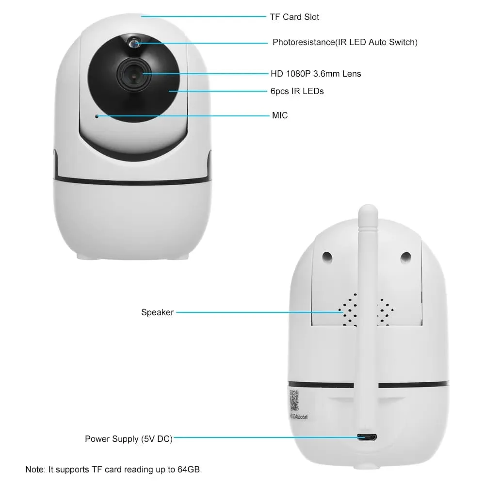 Camera PTZ thông minh EC602PTZ EITsmart xoay 360 độ đàm thoại 2 chiều phát hiện chuyển động