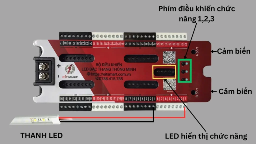Hướng dẫn cách lắp đèn LED cầu thang thông minh