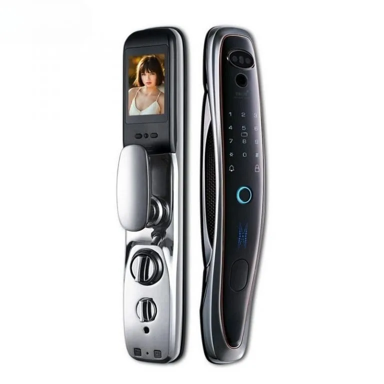 Khóa cửa thông minh Face ID 3D Tuya WL08-F, nhận diện khuôn mặt AI, mở khóa sinh trắc học.
