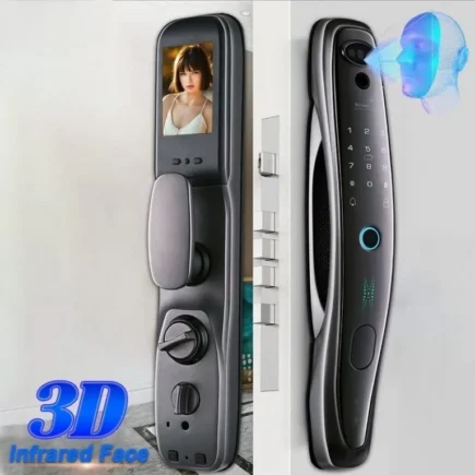 Khóa cửa thông minh Face ID 3D Tuya WL08-F, nhận diện khuôn mặt AI, mở khóa sinh trắc học.