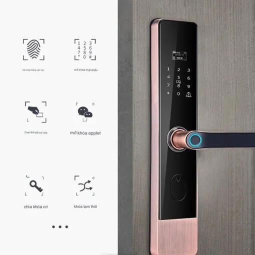 Khóa vân tay EITsmart cửa gỗ ESL-TG619, khóa cửa thông minh tích hợp vân tay