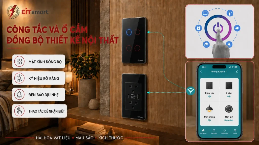 Điều khiển công tắc thông minh từ xa bằng điện thoại