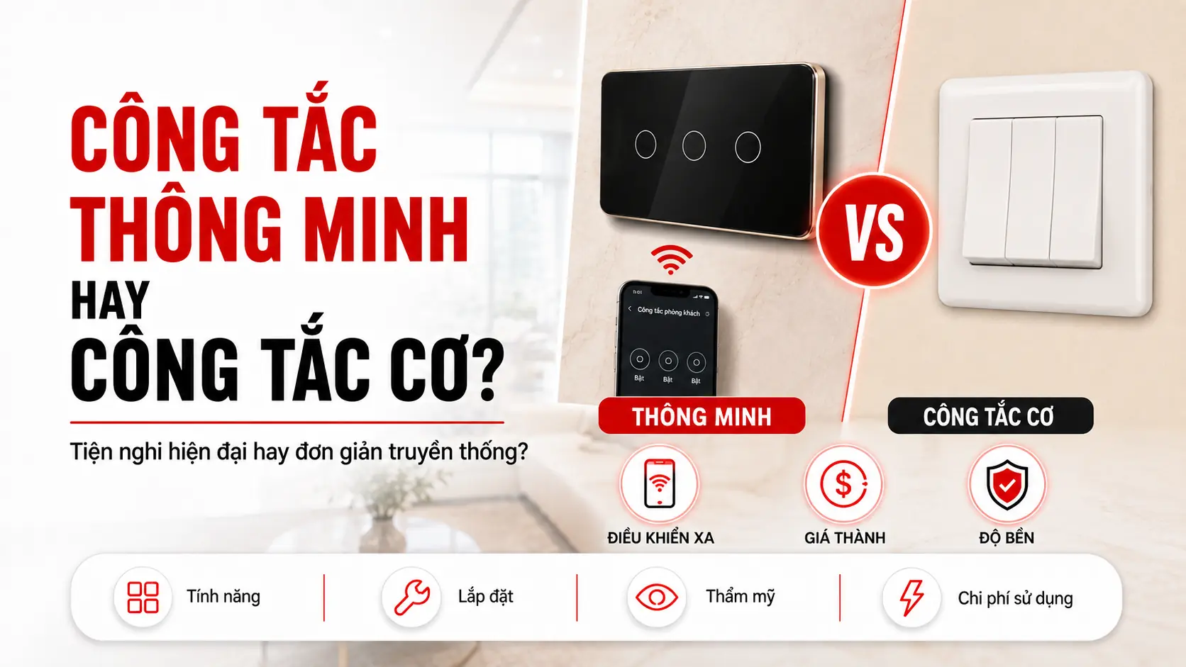 công tắc thông minh hay công tắc cơ