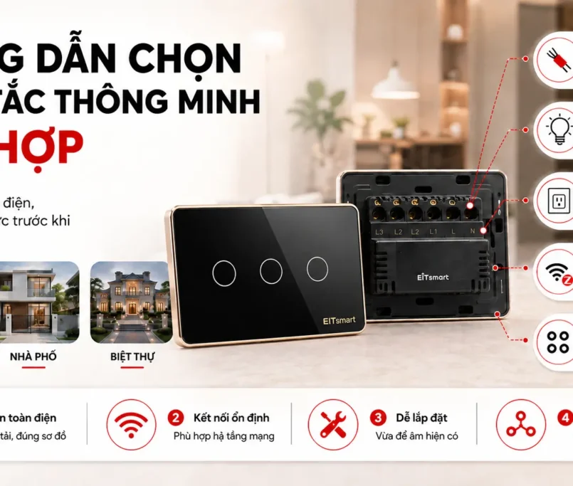 hướng dẩn chọn công tắc thông minh phù hợp