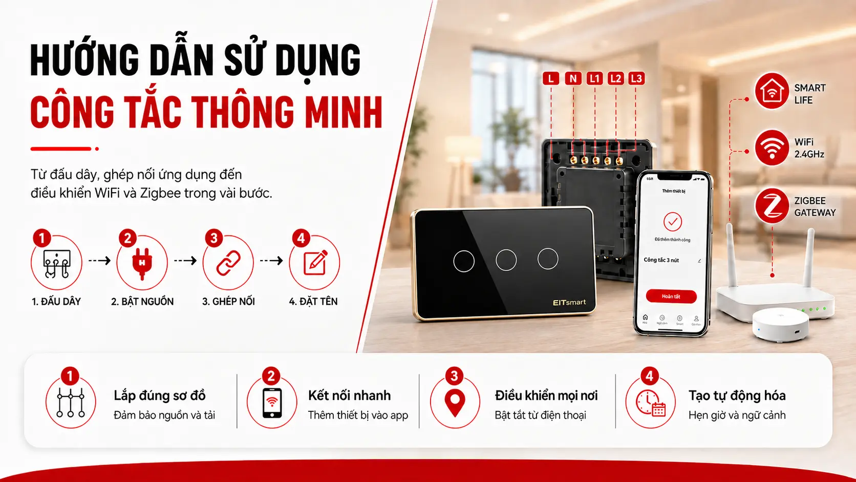 hướng dẩn sử dụng công tắc thông minh