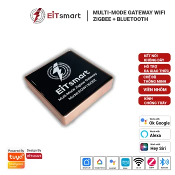 Bộ điều khiển trung tâm Zigbee Gateway EITsmart EGW1300BZ, thiết bị nhà thông minh hỗ trợ WiFi Zigbee Bluetooth Mesh đa phương thức